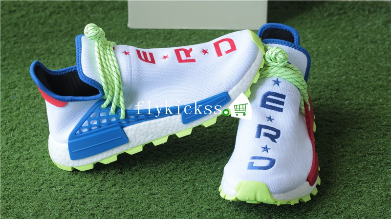 Fish Scale Boost Nerd Creme x Pharrell Adidas Human Race NMD Hom